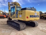 Used Komatsu Excavator for Sale,Back corner of used Excavator for Sale,Used Komatsu Excavator in yard for Sale